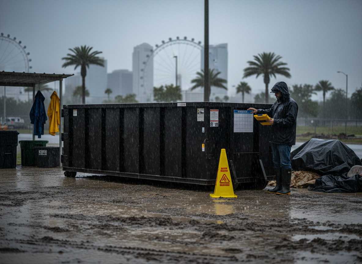 Scheduling Dumpster Rental Around Orlando Rainy Season